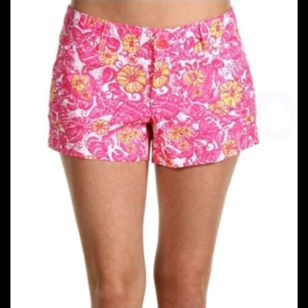 Lilly Pulitzer Callahan Shorts-Chum Bucket Print